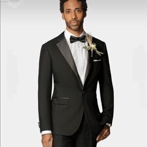 Orsini Collezione 100% Wool Single Breasted Tuxedo Dinner Jacket